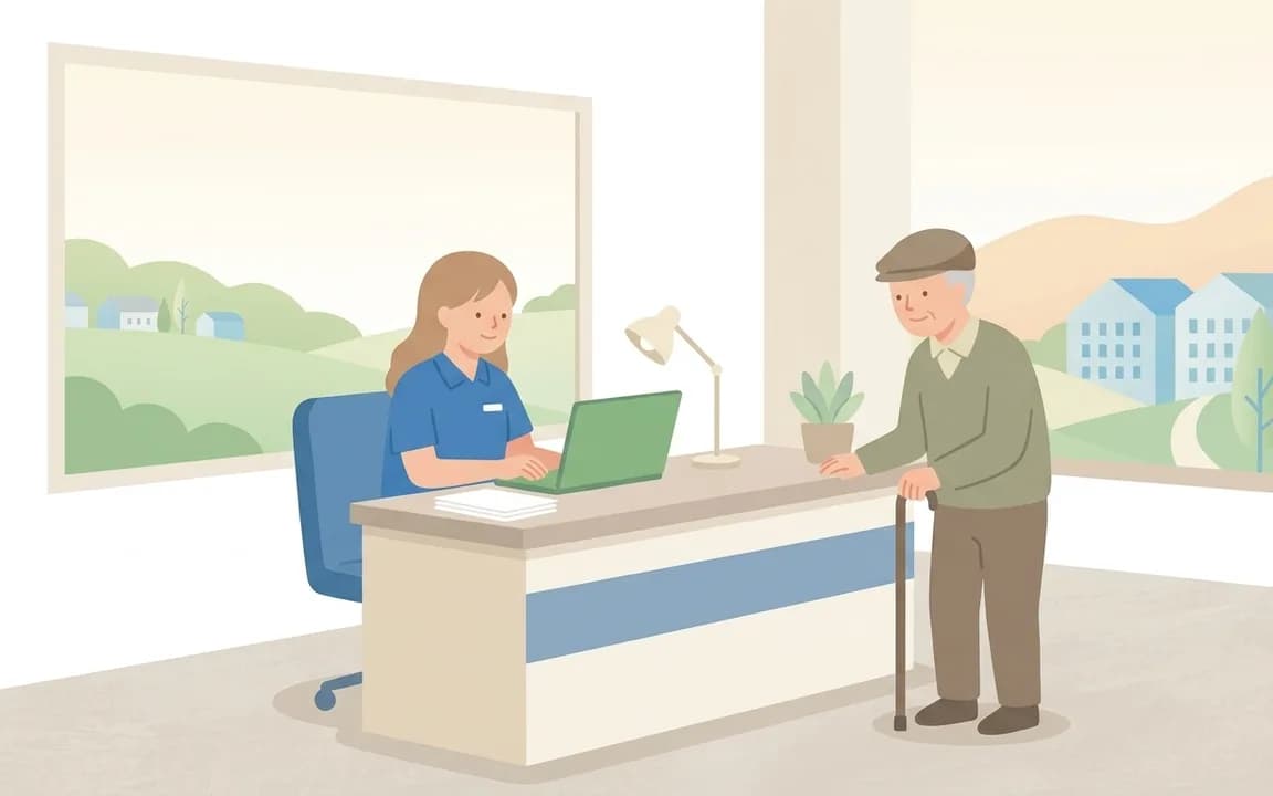 事業所候補を申請するのイメージイラスト