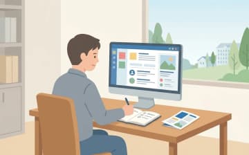 介護タクシー事業所向け:掲載・送客のご案内と守っていただくことを表すイラスト