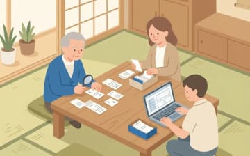 介護タクシー費用と医療費控除を確認するときを表すイラスト