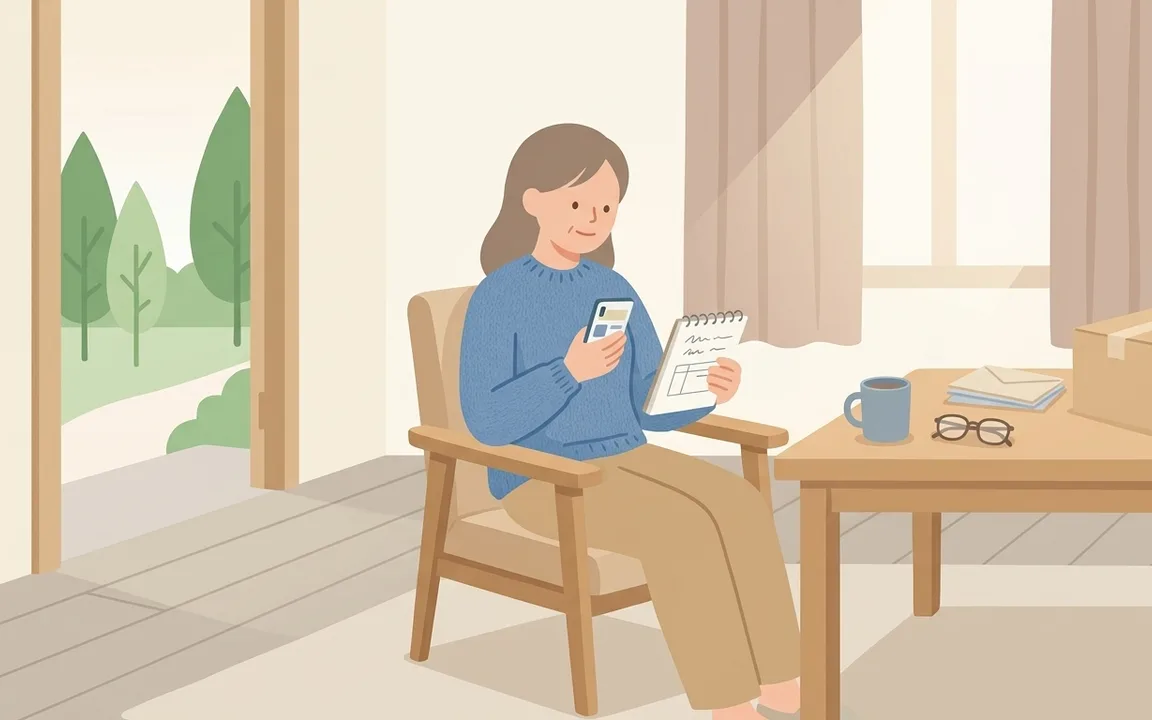 料金の確認点を分けるのイメージイラスト